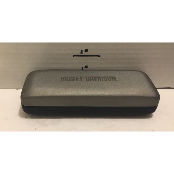 Harley-Davidson eyeglasses sunglasses case gray black - Picture 3 of 7